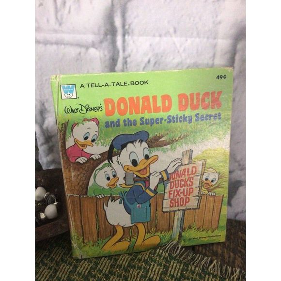 1979 Walt Disney’s Donald Duck and the Super Sticky Secret Collectible Book - Picture 10 of 11